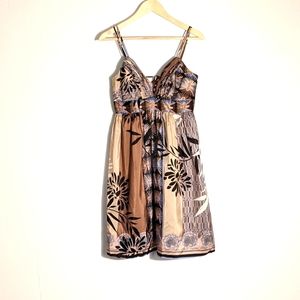 OC by Oleg Casino Spaghetti Strap Silk Dress, 6